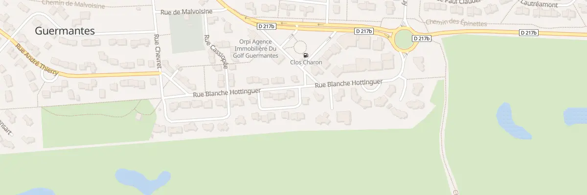 Plan du 18 Rue Blanche Hottinguer à Guermantes