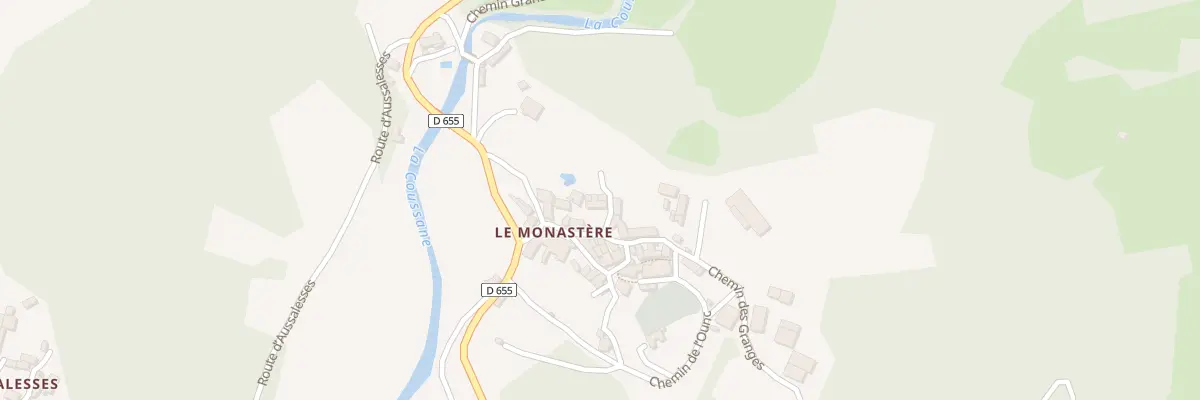 Plan du 189 Le Monastere à Coubisou