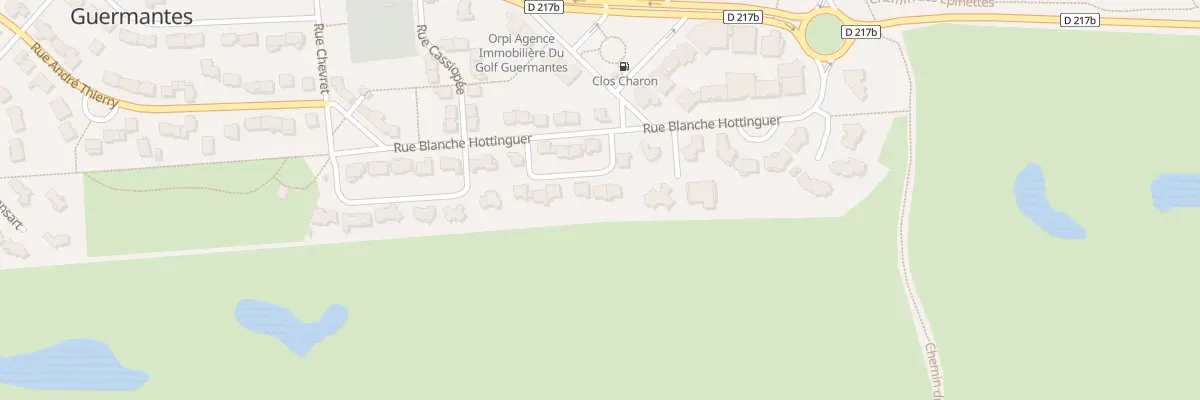 Plan du 6 All du Nid de Grive à Guermantes