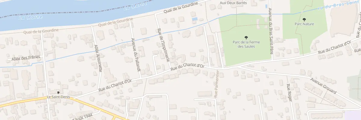 Plan du 36 Rue du Chariot d’Or à Lagny-sur-Marne