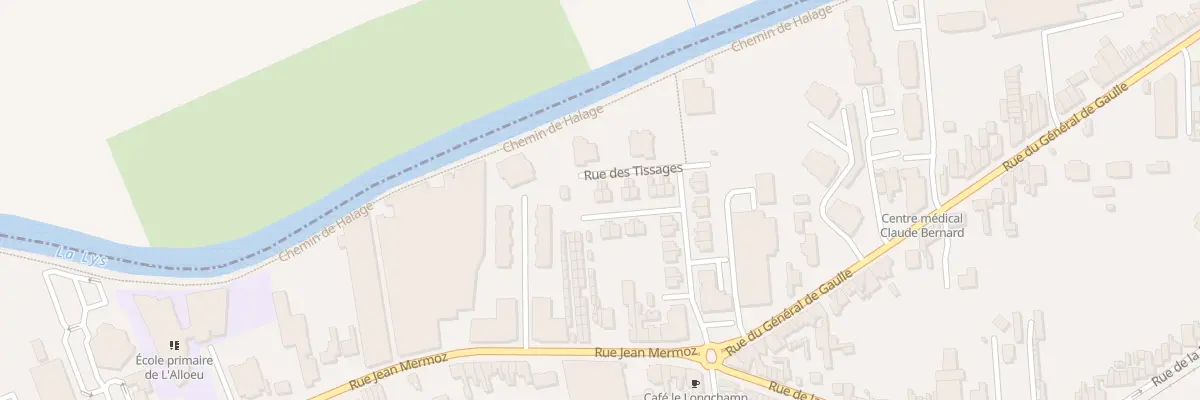 Plan du 35 Rue des Tissages à La Gorgue