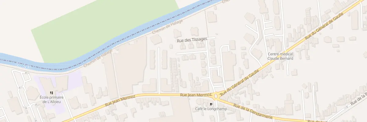Plan du 21 Rue des Tissages à La Gorgue