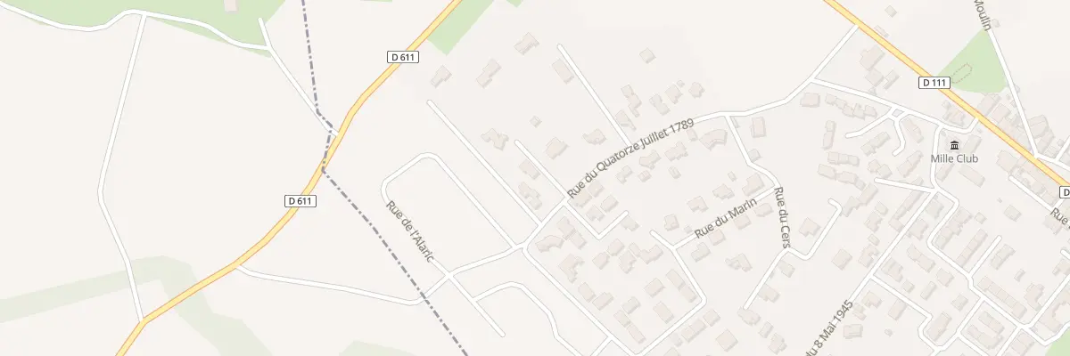 Plan du 10T Rue du Quatorze Juillet 1789 à Ferrals-les-Corbières