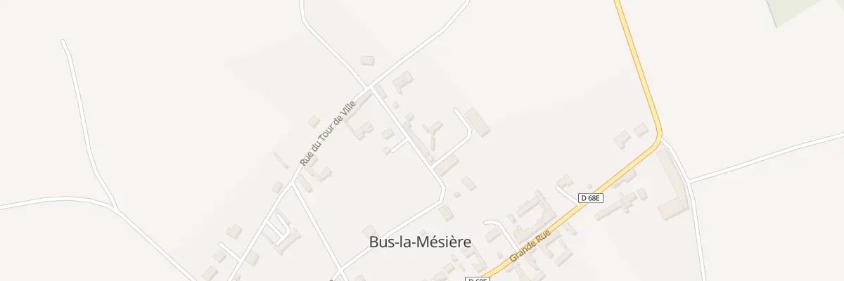 Plan du 16 Rue Taupin à Bus-la-Mésière