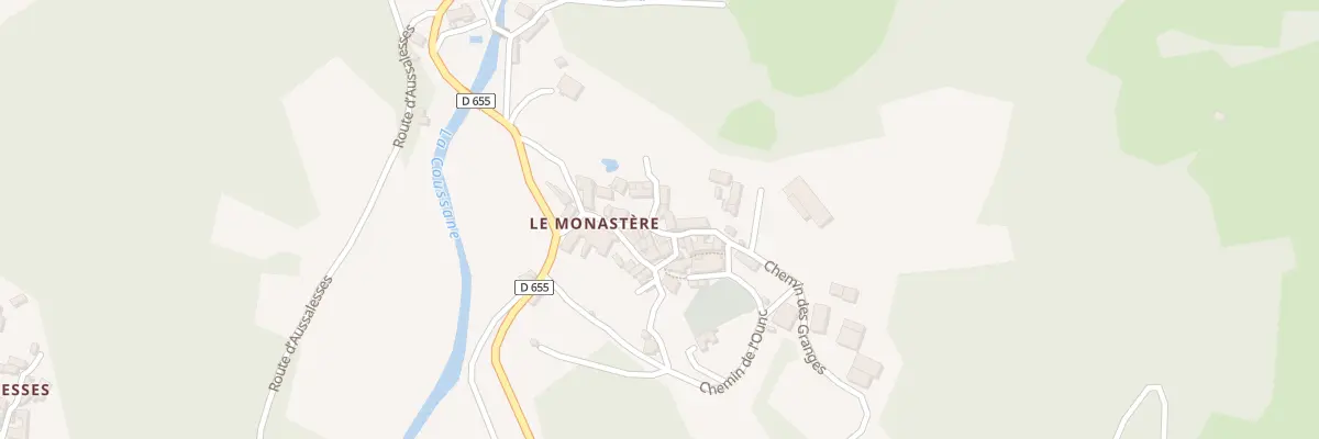 Plan du 192 Le Monastere à Coubisou