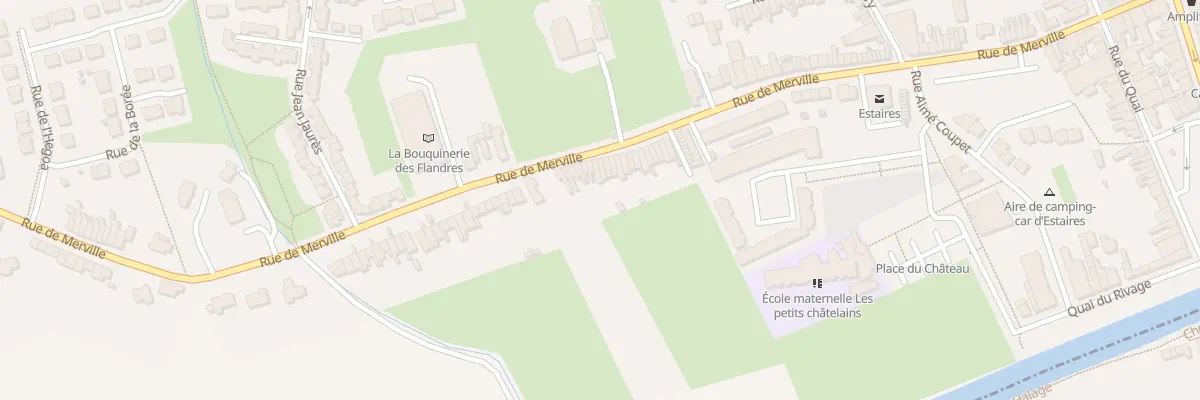 Plan du 91 Rue de Merville à Estaires