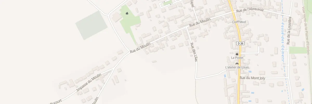 Plan du 23 Rue du Moulin à Longueil-Sainte-Marie