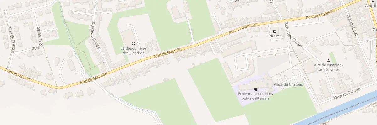 Plan du 89 Rue de Merville à Estaires