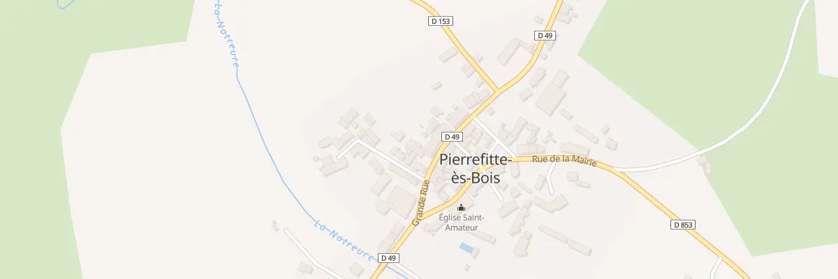 Plan du 23 Gr Grande Rue à Pierrefitte-ès-Bois