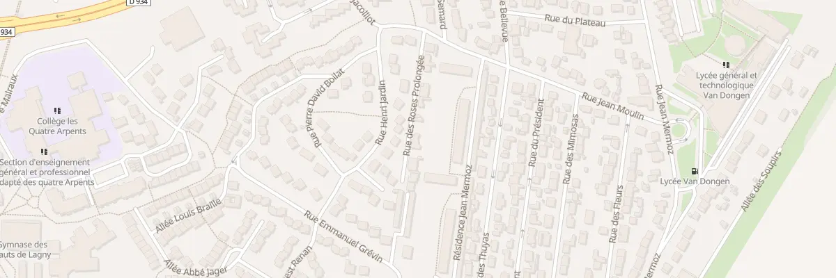 Plan du 99 Rue des Roses Prolongée à Lagny-sur-Marne