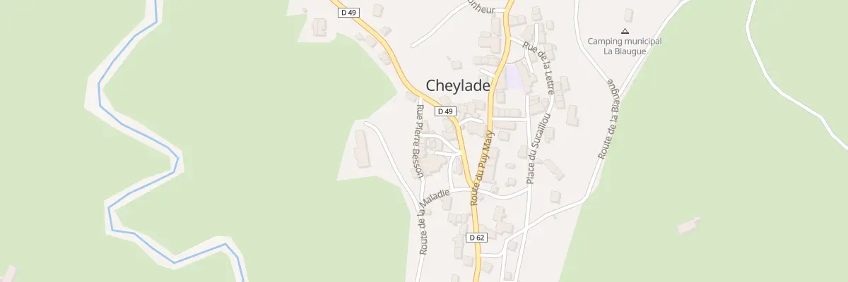 Plan du 5098 Le Bourg à Cheylade