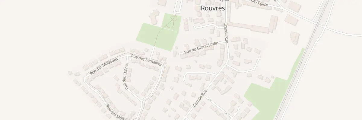Plan du 9 Rue du Grand Jardin à Rouvres