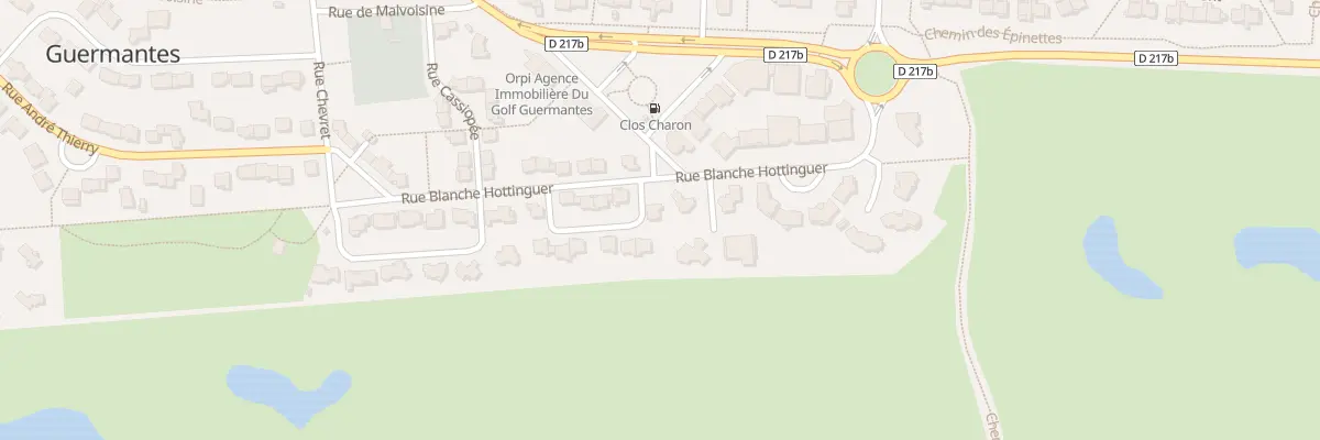 Plan du 8 All du Nid de Grive à Guermantes