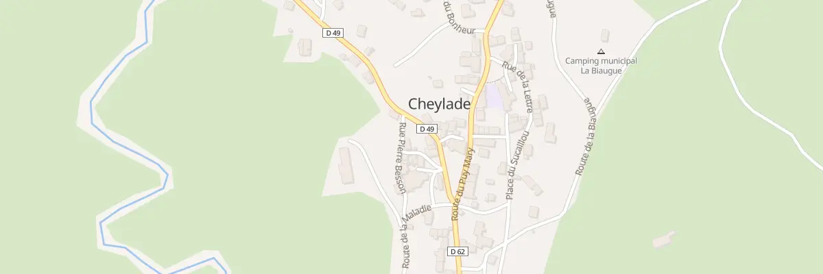 Plan du 5097 Le Bourg à Cheylade