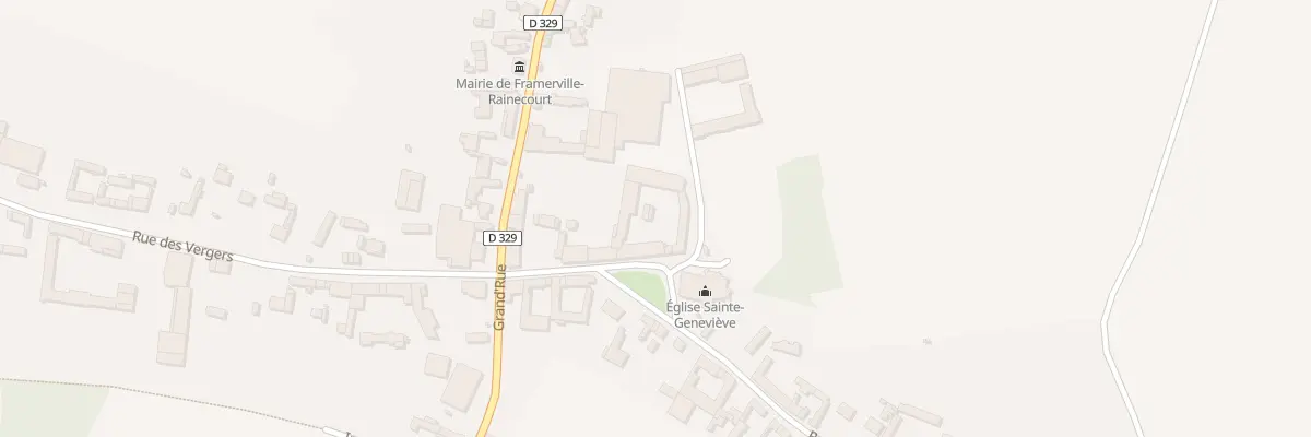 Plan du 5 Pl de l’Église à Framerville-Rainecourt