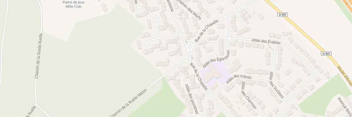 Plan du 1 Rue des Jonquilles à Aix-Noulette