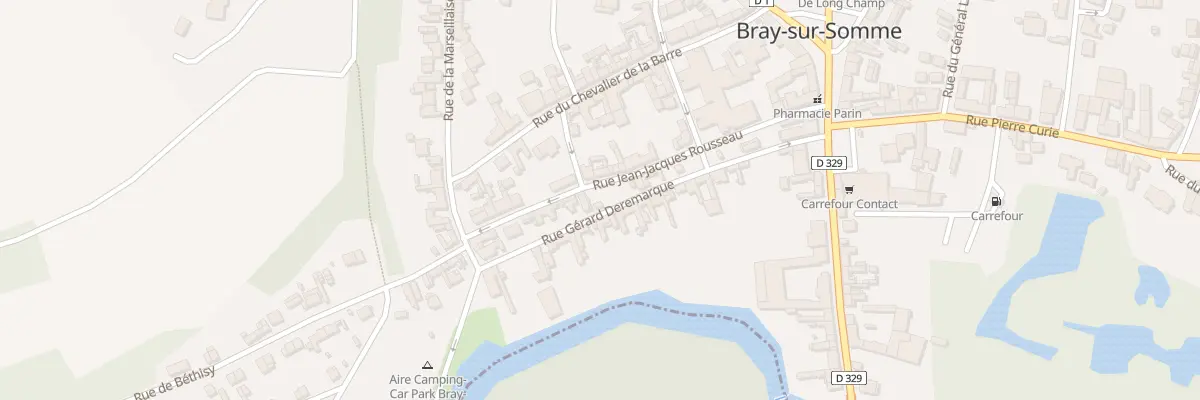Plan du 4 Rue Gérard Deremarque à Bray-sur-Somme