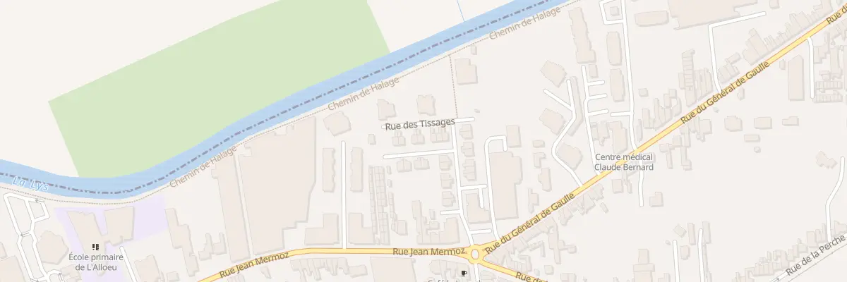 Plan du 29 Rue des Tissages à La Gorgue