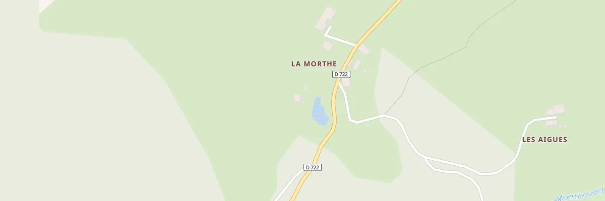 Plan du 5122 La Morte à Montboudif