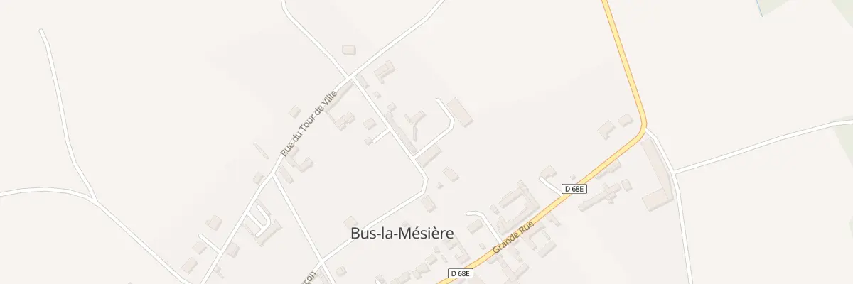 Plan du 14 Rue Taupin à Bus-la-Mésière