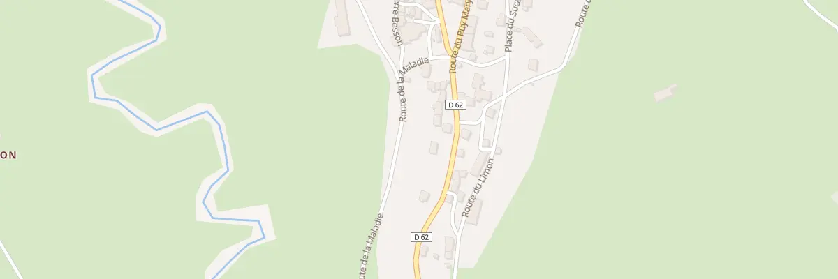 Plan du 28 Rte du Puy Mary à Cheylade