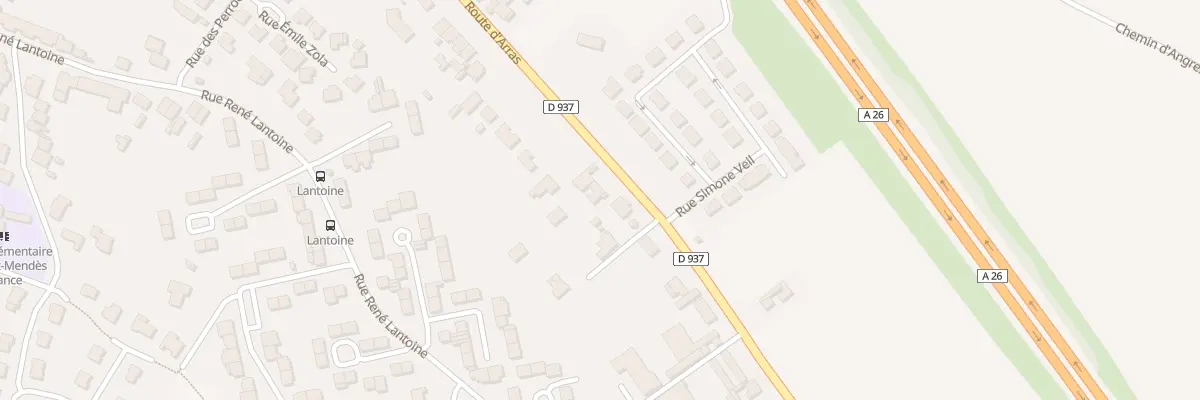 Plan du 67 Rte d’Arras à Aix-Noulette