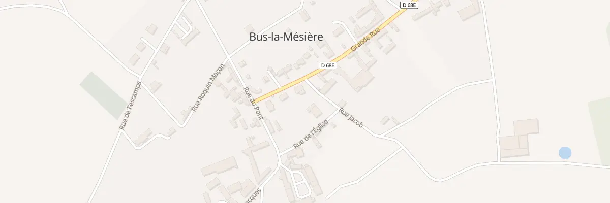 Plan du 6 Vc Grande Rue à Bus-la-Mésière