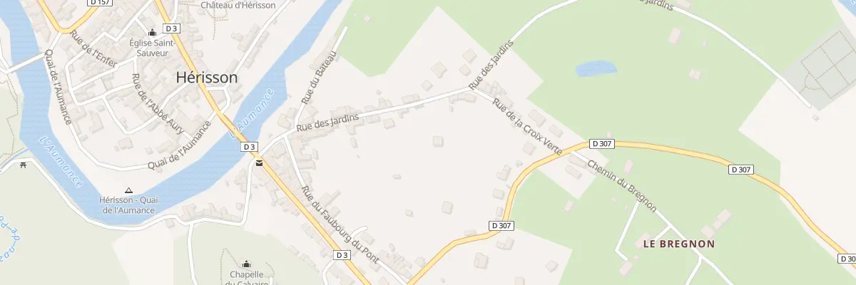 Plan du 18 Rue des Jardins à Hérisson