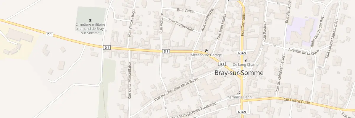 Plan du 3 Rue du Général de Gaulle à Bray-sur-Somme