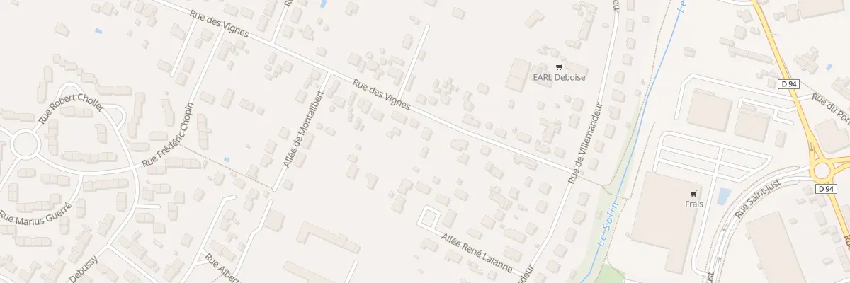Plan du 11 Rue des Vignes à Châlette-sur-Loing