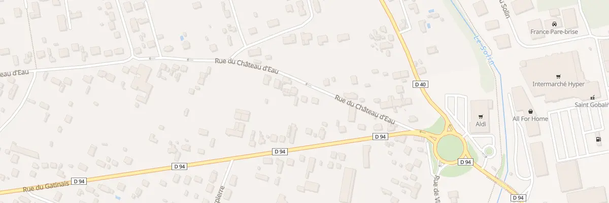 Plan du 13 Rue du Château d’Eau à Châlette-sur-Loing