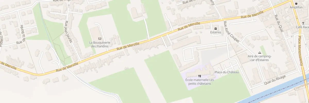 Plan du 75 Rue de Merville à Estaires