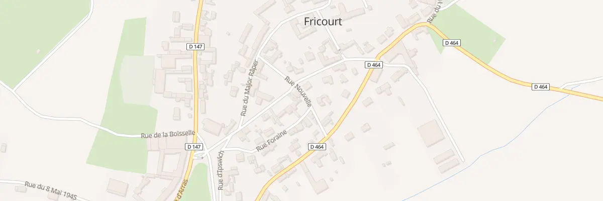 Plan du 14 Rue Clémenceau à Fricourt