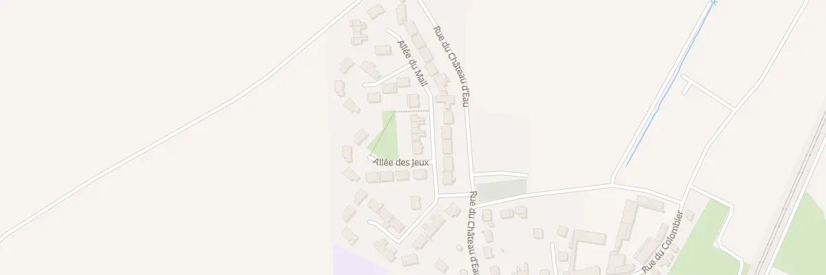 Plan du 3 All du Mail à Rouvres