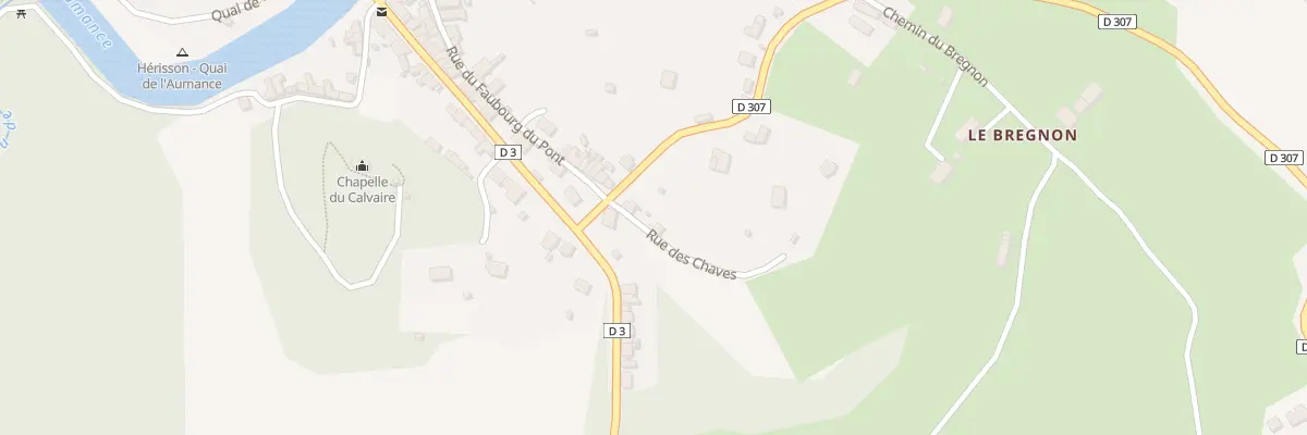 Plan du 3 Rue de Chaves à Hérisson