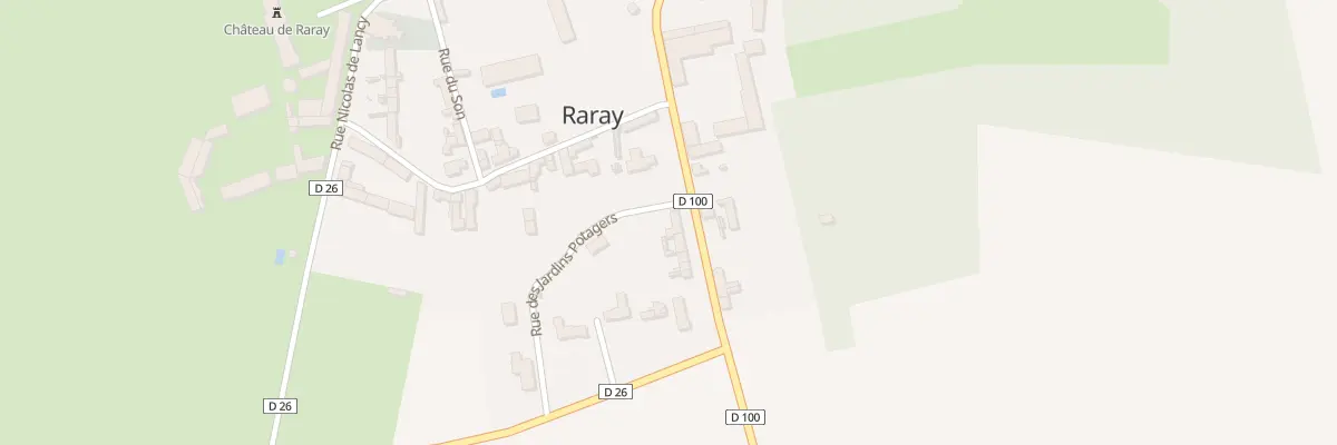 Plan du 9 Rue du Manoir à Raray