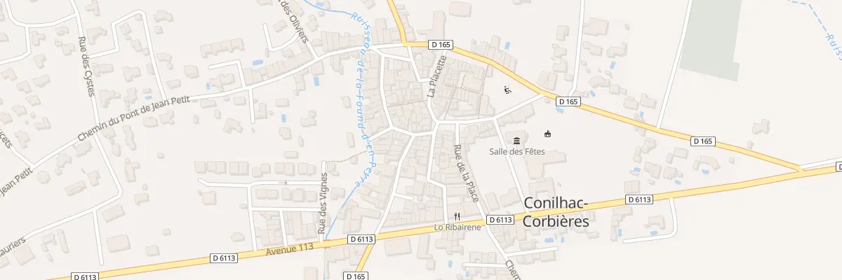 Plan du 5 Rue des Commerces à Conilhac-Corbières