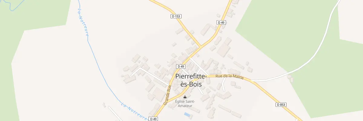 Plan du 5045 Le Bourg à Pierrefitte-ès-Bois