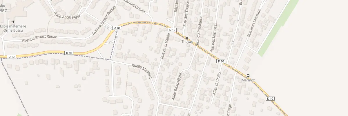 Plan du 1B Rue de la Vallée à Conches-sur-Gondoire