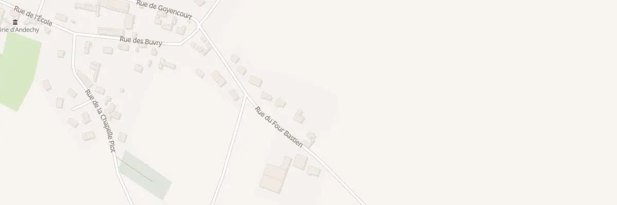 Plan du 4 Rue du Four Bastien à Andechy