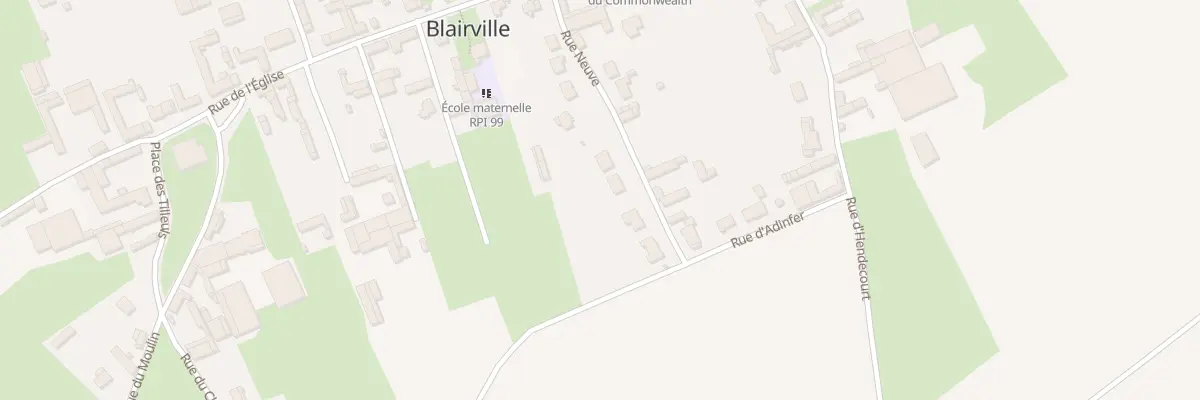 Plan du 10 Rue Neuve à Blairville