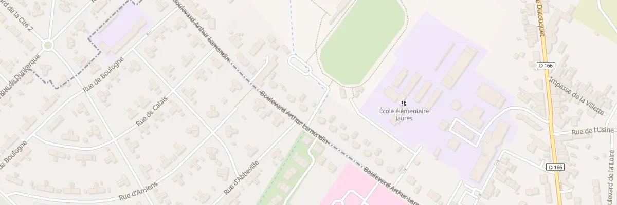 Plan du 67 Bd Arthur Lamendin à Mazingarbe