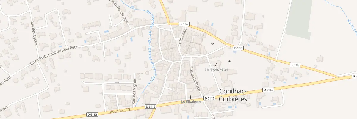Plan du 2 Rue des Commerces à Conilhac-Corbières