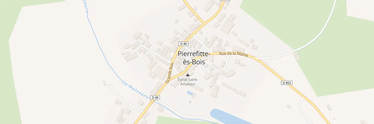 Plan du 2 Pl du Monument à Pierrefitte-ès-Bois