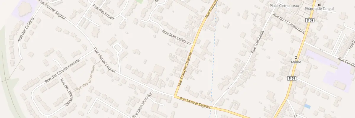 Plan du 92 Rue François Brasme à Bully-les-Mines