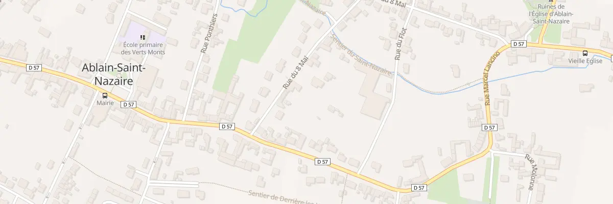 Plan du 25 Rue du Huit Mai à Ablain-Saint-Nazaire