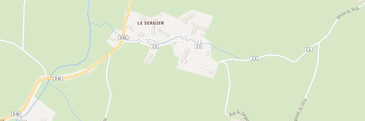 Plan du 5043 Le Sergier au Claux