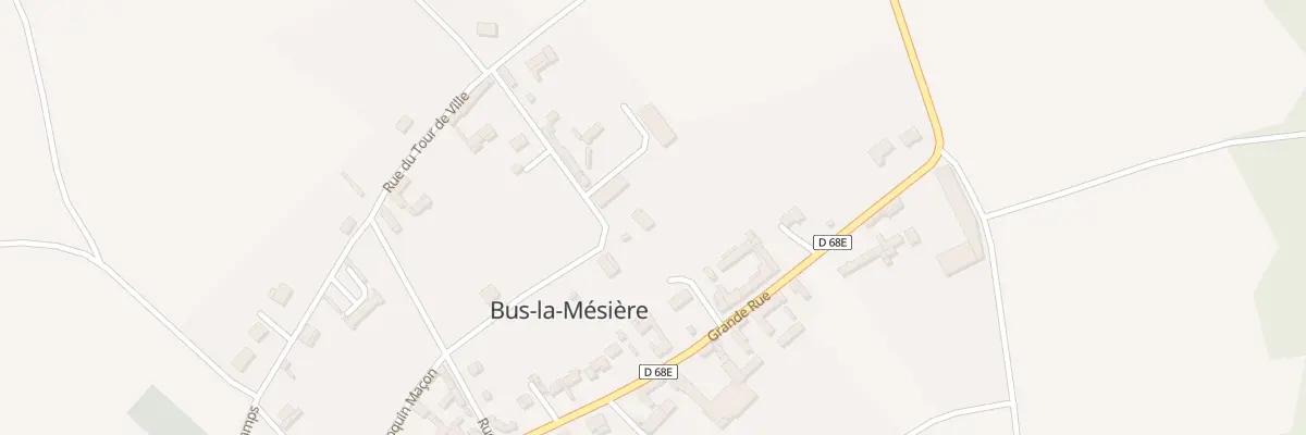 Plan du 10 Rue Taupin à Bus-la-Mésière