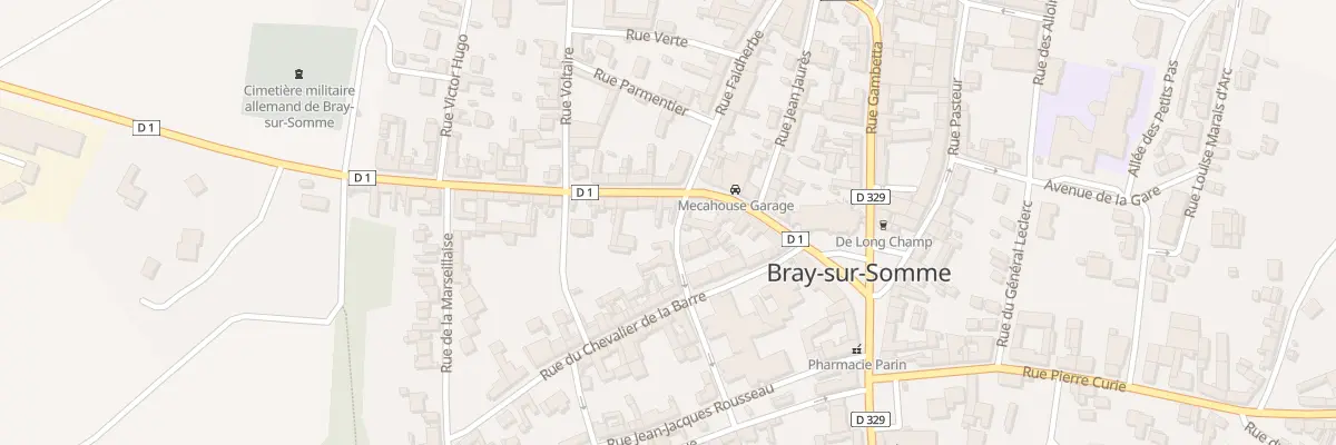 Plan du 2 Rue de la République à Bray-sur-Somme