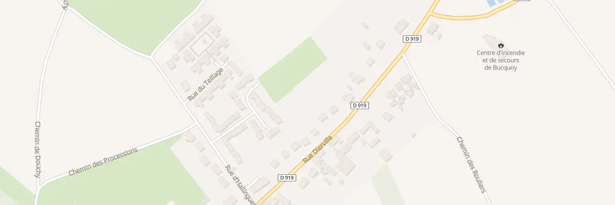 Plan du 107 Rue Dierville à Bucquoy